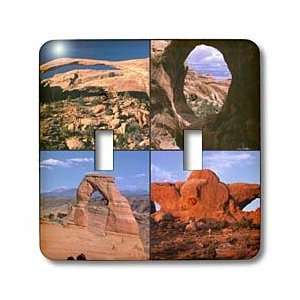 Sandy Mertens Utah   Arches Natural Park Collage   Light Switch Covers 