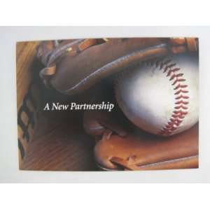  A New Partnership Invitation Card   Signed by Joe Torre 