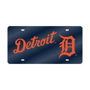  Detroit Tigers Laser Cut Blue License Plate Sports 