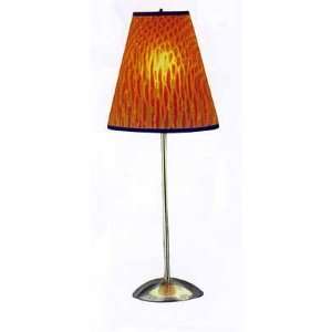  Motion Aluminum Lamp In Amber Serpentine