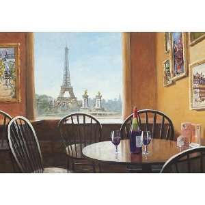  Cafe de France Art on Canvas Home Accent FFM10503AC 
