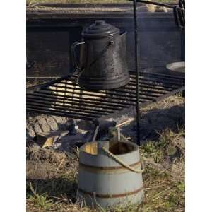 Camp Coffeepot at a Continental Army Reenactment, Yorktown Battlefield 