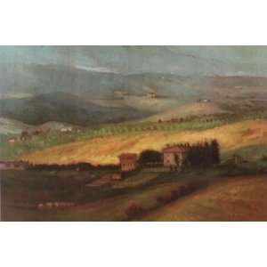  Tuscan Hillside   Poster by Donna Harkins (36x24)