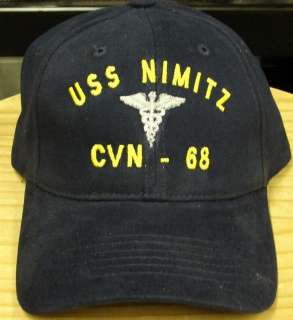 USS KITTY HAWK JOB RATE INSIGNIA EMB CAP HAT  
