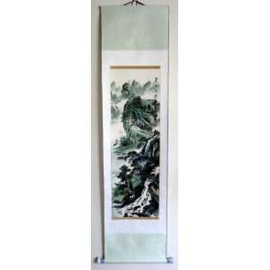  Big Chinese Art Watercolor Painting Scroll Landscape 