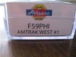 SCALE ATHEARN F59PHI AMTRAK WEST #1 MINT CONDITION  