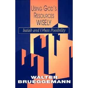  Using Gods Resources Wisely Isaiah and Urban Possibility 