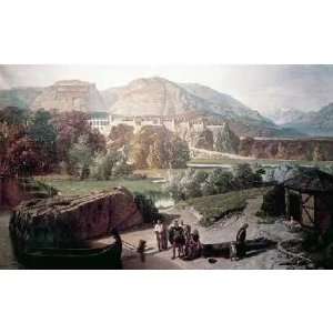 Roman Town at The Foot of The Alps by Octave Penguilly L Haridon . Art 