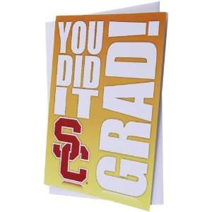 USC Trojans Team Logo Graduation Card