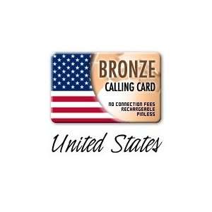 USA BRONZE top quality prepaid International Phone Card   Call From 