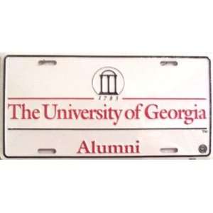 America sports University of Georgia Alumni (Arches) LICENSE PLATES
