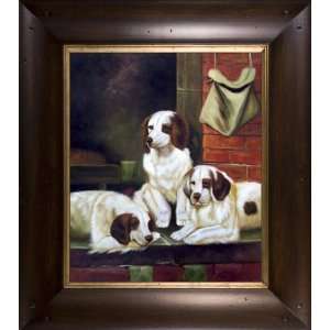 Artmasters Collection KM89616 WT54 Dog Days Framed Oil Painting