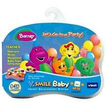 NIB Vtech Vsmile Baby Barney GoTo Party Smartridge 9~36  