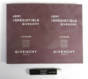 Givenchy Very Irresistible Intense EDP .03oz Sample x2  