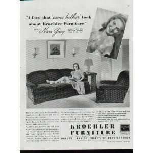  I love that come hither look about Kroehler Furniture 