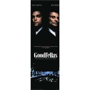  (12x36) Goodfellas Movie (Ray Liotta & Joe Pesci, Black 