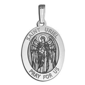  Saint Uriel   Oval Medal Jewelry