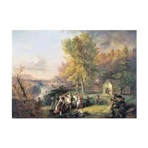  Dismissal of School On An October Afternoon by Henry Inman 