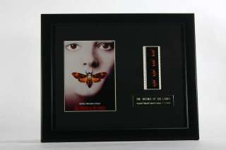 Silence of the Lambs Framed Movie Film Cells Plaque 11x9 Limited to 