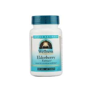  Source Naturals Wellness Elderberry Extract    500 mg   60 