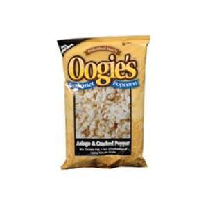 Oogies Gourmet Asiago Cracked Pepper Popcorn 5 oz. (Pack of 15)