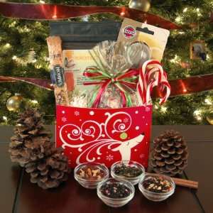 Dashing Reindeer, Gourmet Tea Gift Basket  Grocery 