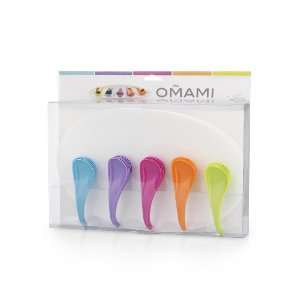 Omami White Trays (3 piece) and Tasting Spoons (25 piece)  