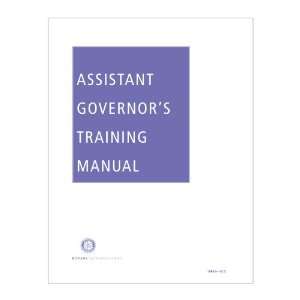  Assistant Governors Training Manual Rotary International 