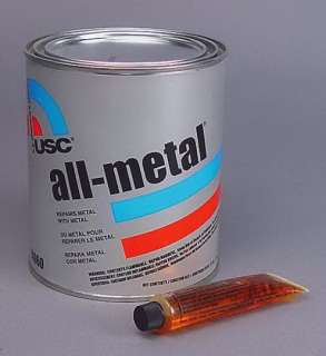 USC All Metal Premium Body Filler, Quart, USA #ME 14060  