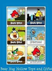 18 Angry Birds Stickers Party Favors  