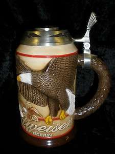 Anheuser Busch Club Signing Beer Stein Artist Hand signed Soaring #2 