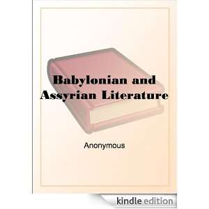 Babylonian and Assyrian Literature N/A  Kindle Store