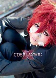 Short Cosplay Short Dark Red Anime Hair Wig  
