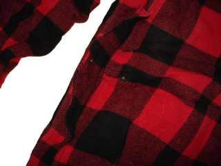 RRL Ralph Lauren Polo Red Plaid Flannel Jacket Coat M Wool  