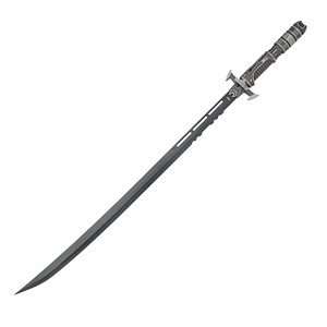 United Cutlery Samurai 3000 Katana, Plain, Black Blade  