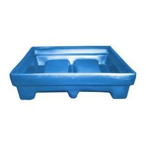  Low Walled Container 65x51x15 1000 Lb Cap. Blue