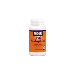  4 x 6 Acidophilus by NOW Foods   Digestive Support (120 