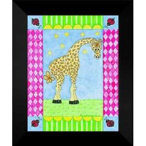   FRAMED Art 15x18 African Adventures Giraffe