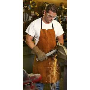  Leather Shop Apron and Safety Glasses Kit Sports 