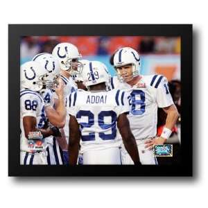  Colts Offense Huddle Super Bowl XLI (#8) 14x12 Framed Art 