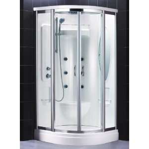 DreamLine SHJC 1238386 01 ATLANTICA Jetted and Steam Shower, White and 
