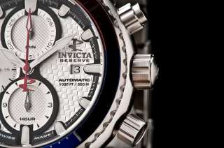 Invicta Reserve Mens Scuba Swiss Made Automatic Chronograph Stainless 