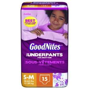 Goodnites? Youth Underpants S/M/Girls/Case of 60 Health 