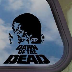  DAWN OF THE DEAD Black Decal ZOMBIES MOVIE Window Sticker 