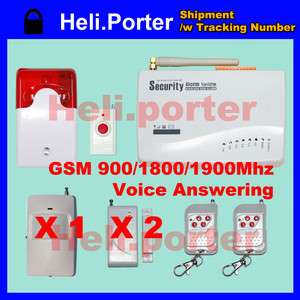 NEW GSM AutoDial SMS Voice Answering Alarm System Y6  