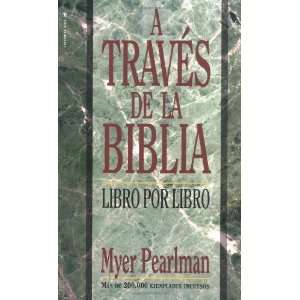  Através de la Bíblia [Paperback] Myer Pearlman Books