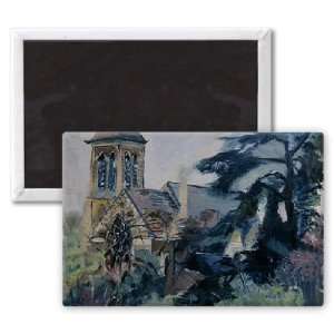  Christ Church, East Sheen (oil on canvas)    3x2 inch 
