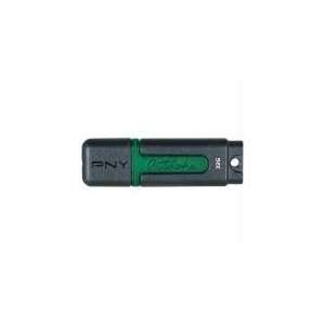  Attache 32GB USB 2.0 Flash Drive   Black/Green 