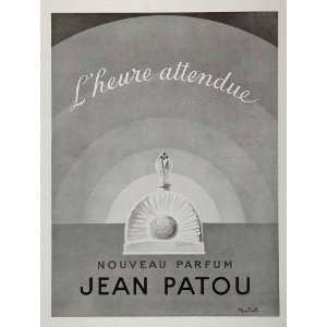  1948 French Ad Lheure Attendue Perfume Jean Patou Scents 