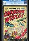 Journey Into Unknown Worlds #36 (#1) CGC 6.5 FN+ Univ.
